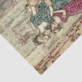 Een kerstcarol A, gebarsten en boistandige groep Tissuepapier (Detail)