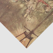 Een kerstcarol Bob Cratchit ging een Slide neer Tissuepapier (Detail)