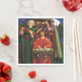Een kerstcarol (Kerstmis) (Dante Gabriel Rossetti) Servet (Insitu)