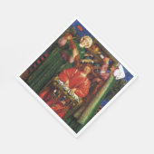 Een kerstcarol (Kerstmis) (Dante Gabriel Rossetti) Servet (Hoek)