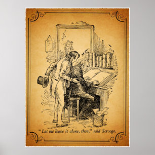 Een kerstcarol: Laat het alleen Poster