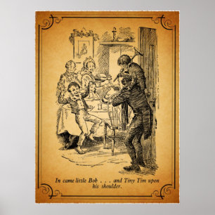 Een kerstcarol: Little Bob & Tiny Tim Poster