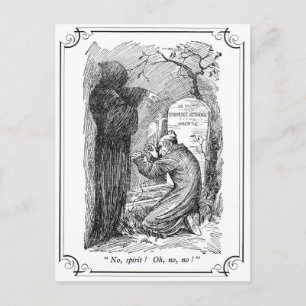 Een kerstcarol: Nee, Spirit. Feestdagenkaart