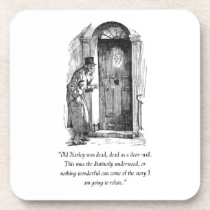 Een kerstcarol-Onderzetter Bier Onderzetter