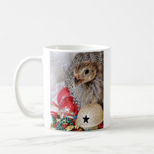 Een Kerstcavia Koffiemok (Links)