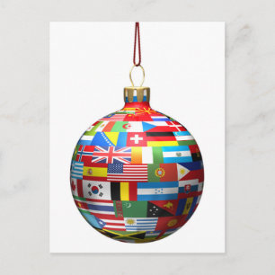 Een kerstdecoratie snufje feestdagenkaart