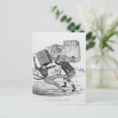 Een kerstdoos, 1836 feestdagenkaart (Staand voorkant)