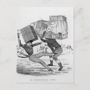 Een kerstdoos, 1836 feestdagenkaart