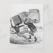 Een kerstdoos, 1836 feestdagenkaart (Voorkant)