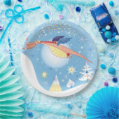 Een kerstdraak papieren bordje (Feest)