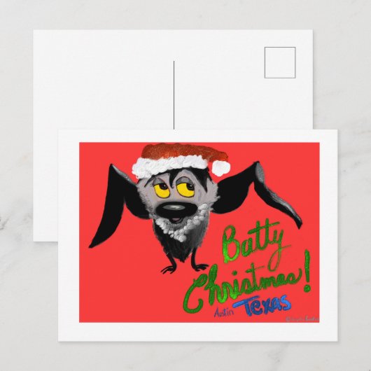 Een kerstfeest! feestdagenkaart (Voorkant / Achterkant)