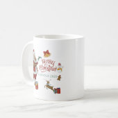 Een kerstfeest koffiemok (Voorkant links)