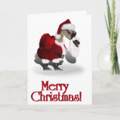 Een kerstfeest op het web feestdagen kaart (Voorkant)