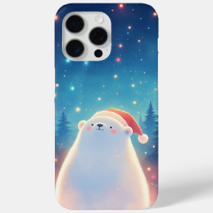 Een Kerstgedroom van een Ijsbeer iPhone 15 Pro Max Hoesje