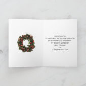 Een kerstgeschut voor een bedrijf om te verzenden feestdagen kaart (Binnen)