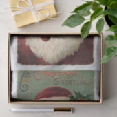 Een kerstgroet van Santa - Vakantie Tissuepapier (Geschenk)