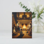 Een kerstgruwel briefkaart (Staand voorkant)