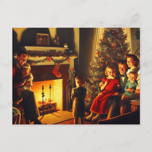 Een kerstgruwel briefkaart (Voorkant)