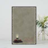 Een kerstkaarswerk briefpapier (Staand voorkant)