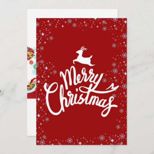 Een kerstkaart (Voorkant / Achterkant)