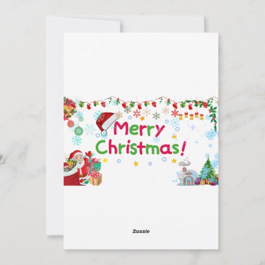 Een kerstkaart (Achterkant)