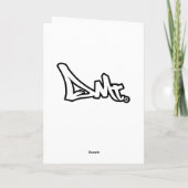 Een kerstkaart Graffiti door Dmt. Feestdagen Kaart (Achterkant)