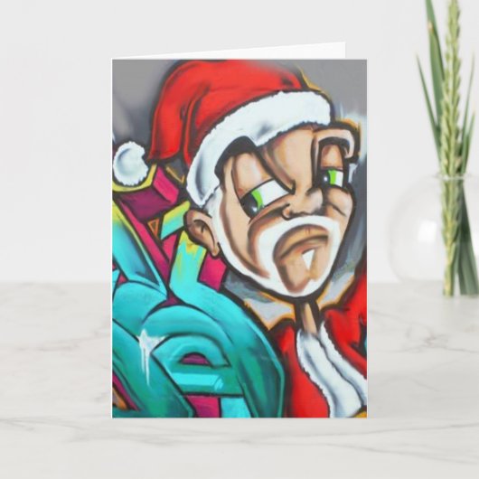 Een kerstkaart Graffiti door Dmt. Feestdagen Kaart (Voorkant)