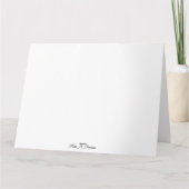 Een kerstkaart met lichte winterfeestjes in de win kaart (Achterkant)