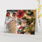 Een Kerstkaart om vrolijk van te worden Kaart (Gele Bloem)