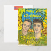 Een kerstkaart ter ondersteuning van Oekraïense li (Voorkant / Achterkant)