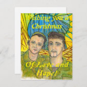 Een kerstkaart ter ondersteuning van Oekraïense li (Voorkant / Achterkant)