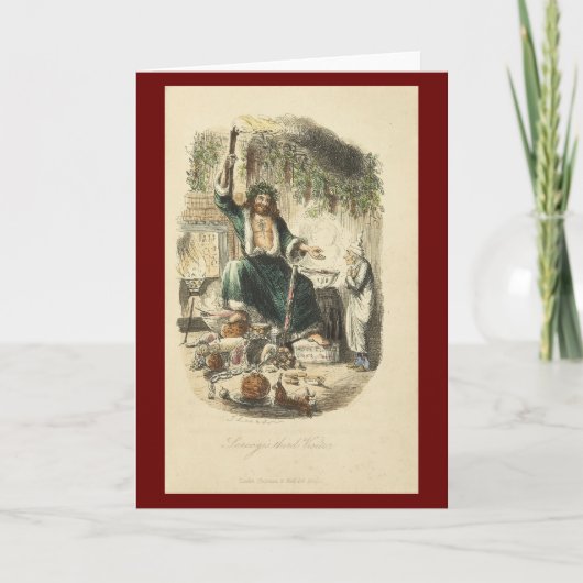 Een kerstkaart van Carol van Kerstmis Feestdagen Kaart (Voorkant)