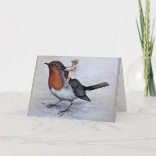 Een kerstkaart van de Fee Feestdagen Kaart
