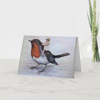 Een kerstkaart van de Fee Feestdagen Kaart