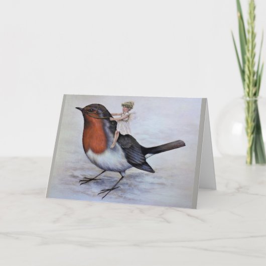 Een kerstkaart van de Fee Feestdagen Kaart (Voorkant)