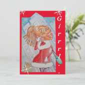 Een kerstkaart van een beste vriend (Staand voorkant)