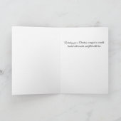 Een Kerstkaart van een Poedel Kaart (Binnen)
