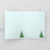 Een kerstkaart van het Katje van de Smoking Feestdagen Kaart (Binnen)