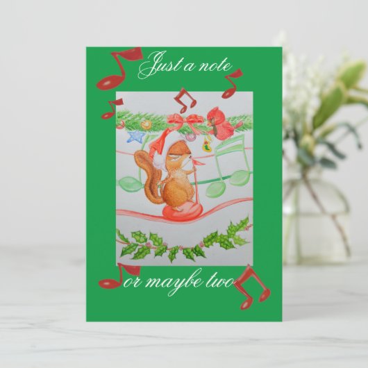 Een kerstkaart voor een kleinzoon (Staand voorkant)