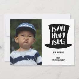 Een kerstkaartje voor de Humbug Holiday Feestdagenkaart