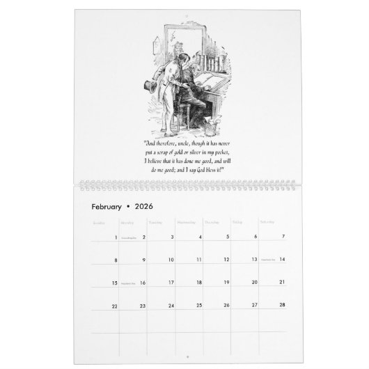 Een kerstkalender kalender (Feb 2026)