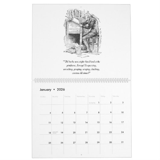 Een kerstkalender kalender (Jan 2026)