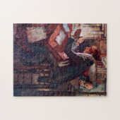 Een kerstkarol: Cratchit en Scrooge Legpuzzel (Horizontaal)
