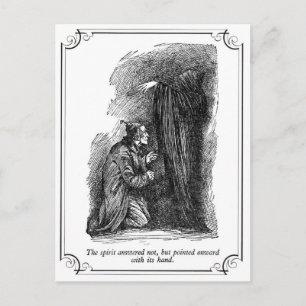 Een kerstkarol: De geest die niet werd beantwoord Feestdagenkaart