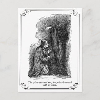 Een kerstkarol: De geest die niet werd beantwoord Feestdagenkaart