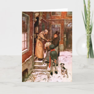 Een kerstkarol: een seizoenskaart voor Turkije Bedankkaart