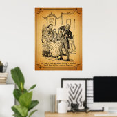 Een kerstkarol: een vers broodje lasteraar poster (Thuiskantoor)