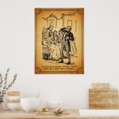 Een kerstkarol: een vers broodje lasteraar poster (Keuken)