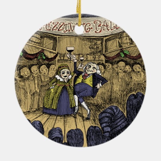 Een kerstkarol: Fezziwig Ball - Ornament (Achterkant)
