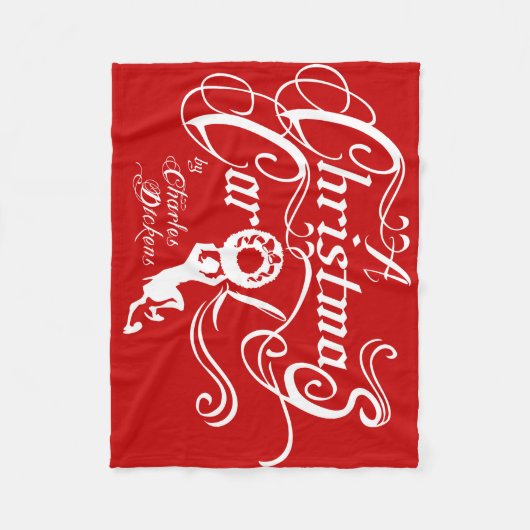 Een kerstkarol fleece deken (Voorkant)
